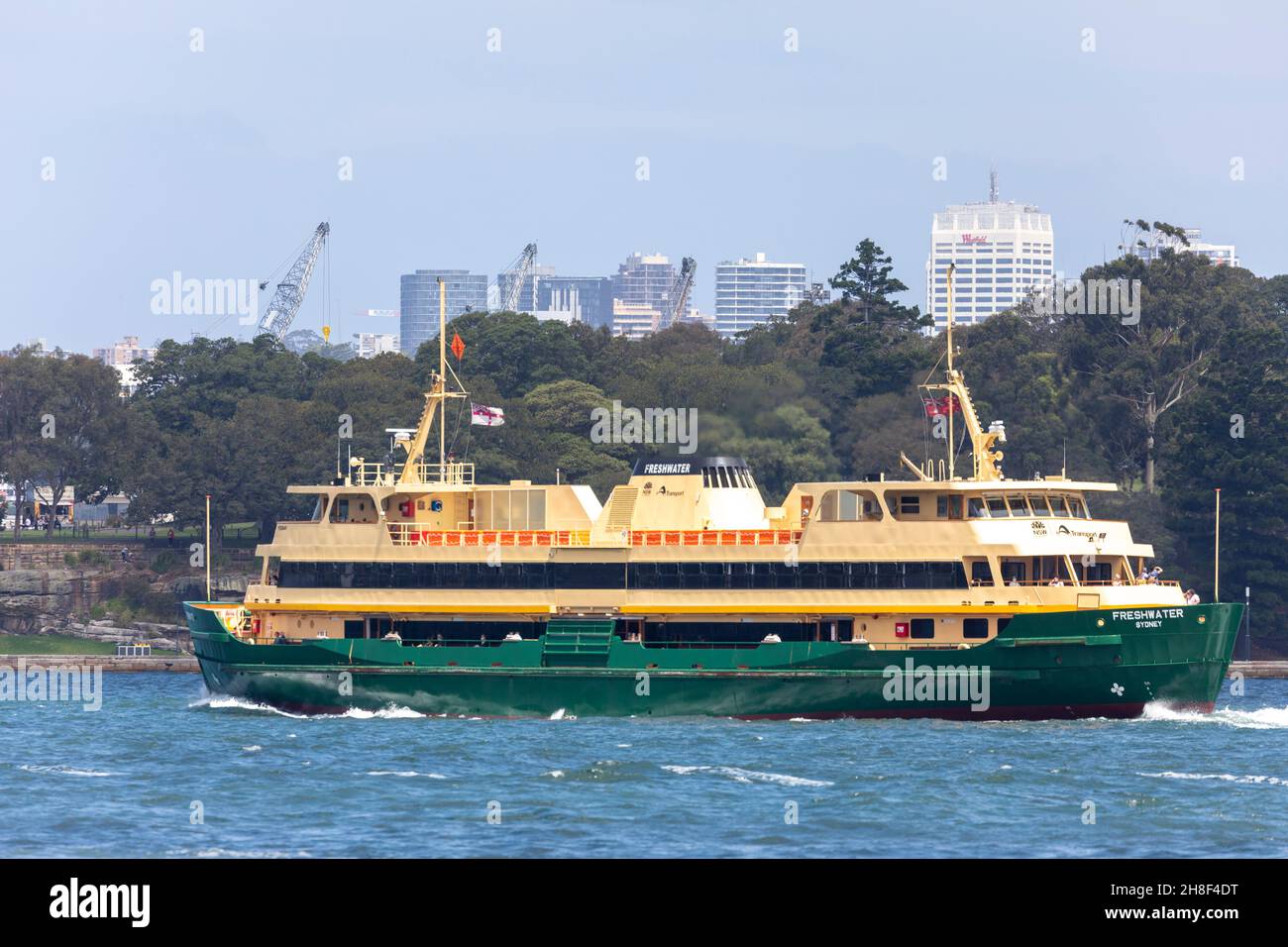 Sydney freshwater class passenger ferry named MV Freshwater on Sydney ...