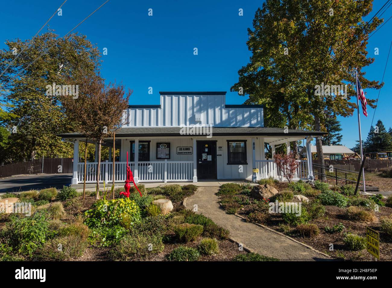 Los Alamos Community Service District Building Stock Photo Alamy