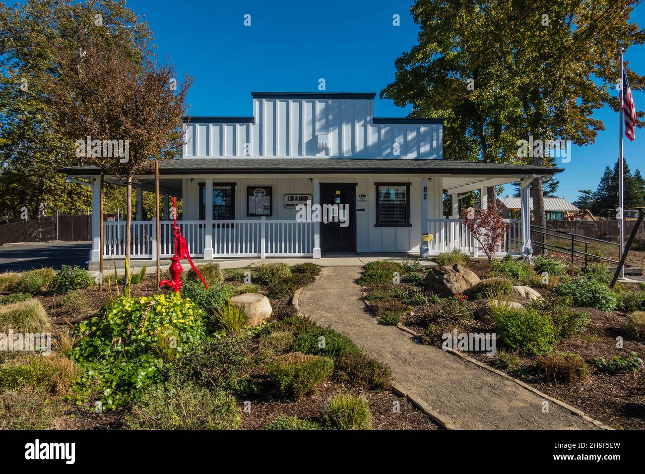 Los Alamos Community Service District Building Stock Photo Alamy