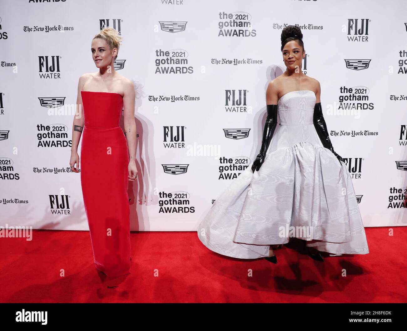 New York, United States. 29th Nov, 2021. Kristen Stewart and Tessa