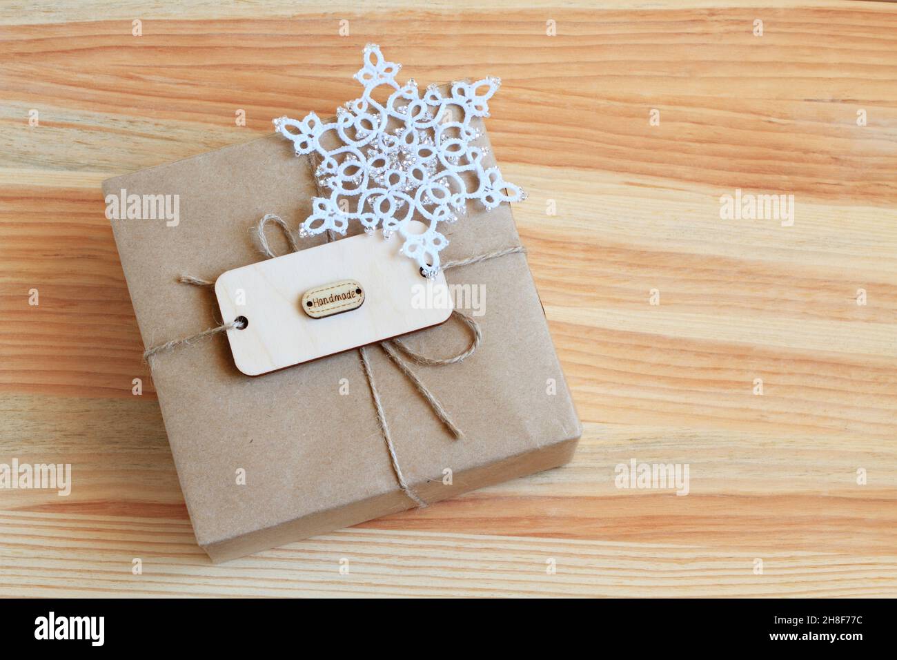 Homemade wrapped rustic brown paper hi-res stock photography and images -  Alamy