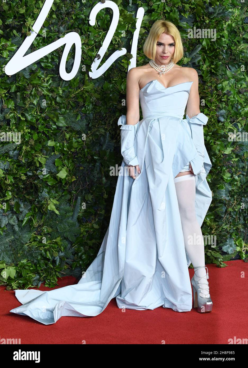 London, UK. 29th November, 2021. November 29th, 2021, London, UK. Billie Piper arriving at The Fashion Awards 2021, Royal Albert Hall, London. Credit: Doug Peters/EMPICS/Alamy Live News Stock Photo