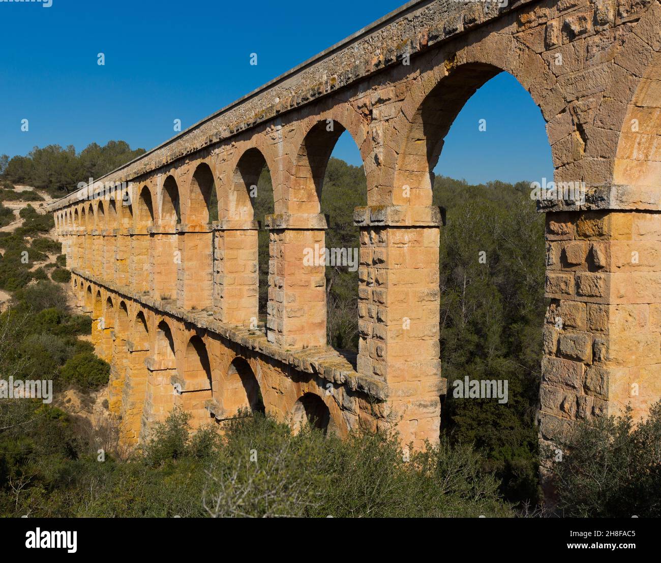 Les Ferreres Aqueduct, Tarragona, Spain Stock Photo Alamy