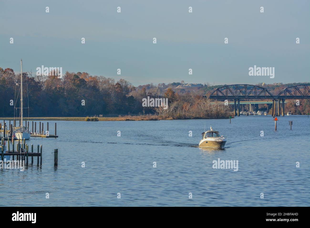 Belmont Bay on Occoquan River in Woodbridge, Virginia Stock Photo Alamy