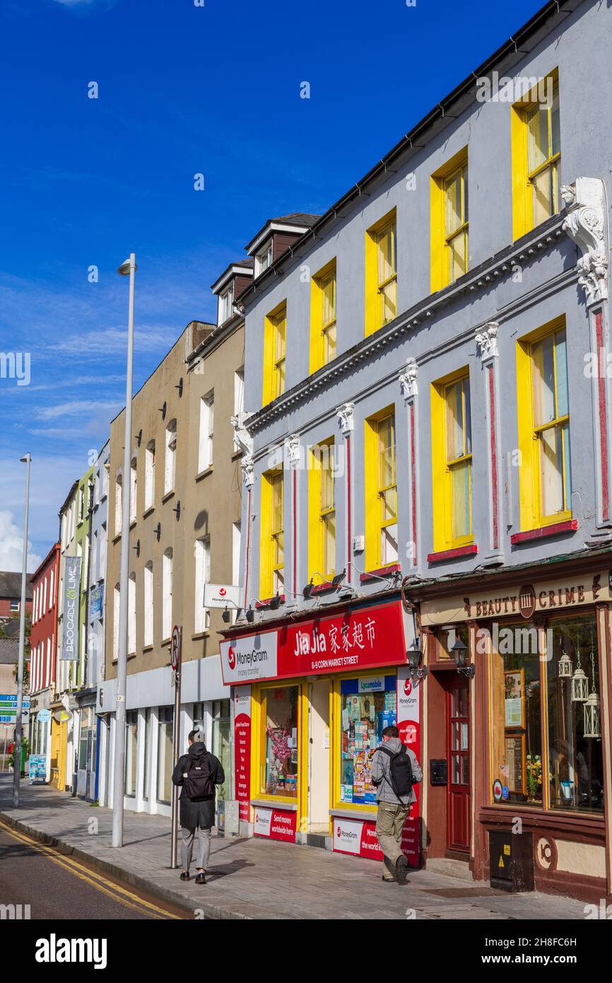 Corn Market Street, Cork City, County Cork, Ireland Stock Photo