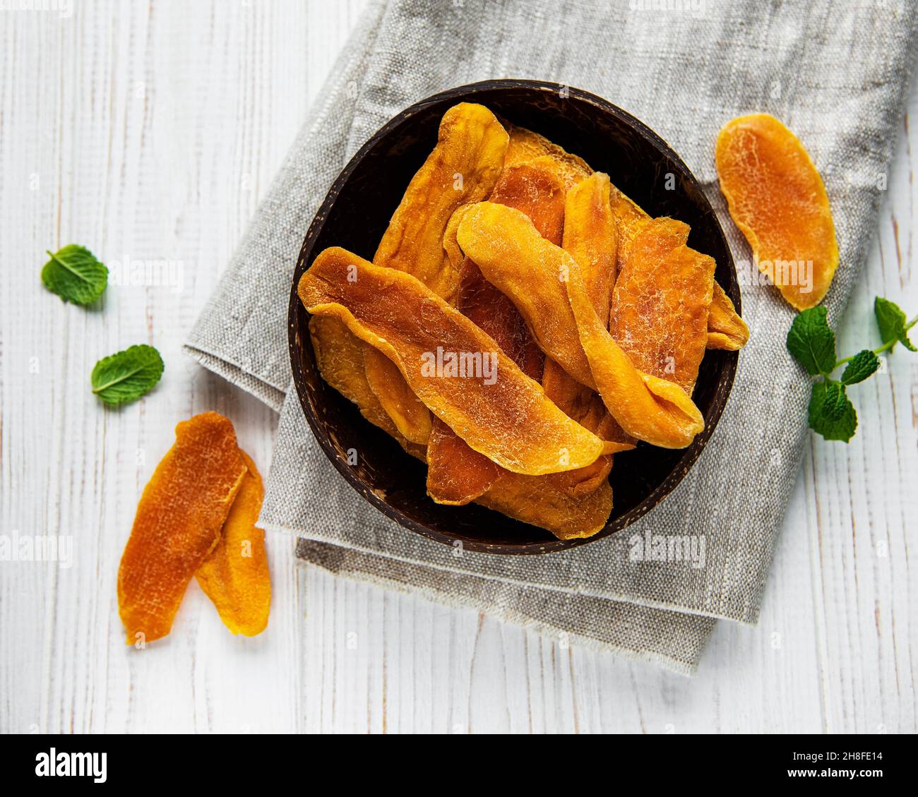 Dried mango slices Stock Photo Alamy