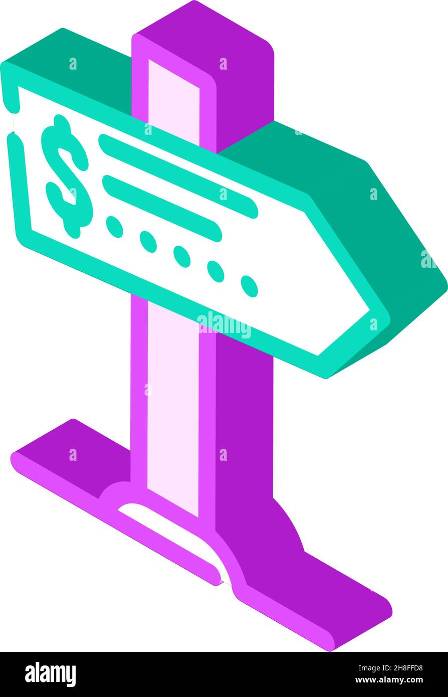 choice of direction for earning money isometric icon vector ...
