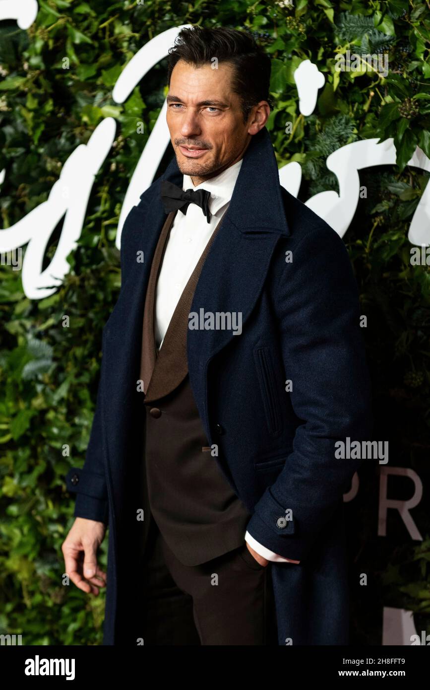 David Gandy attends The Fashion Awards 2021 at Royal Albert Hall. London, UK. 29/11/2021 Stock Photo
