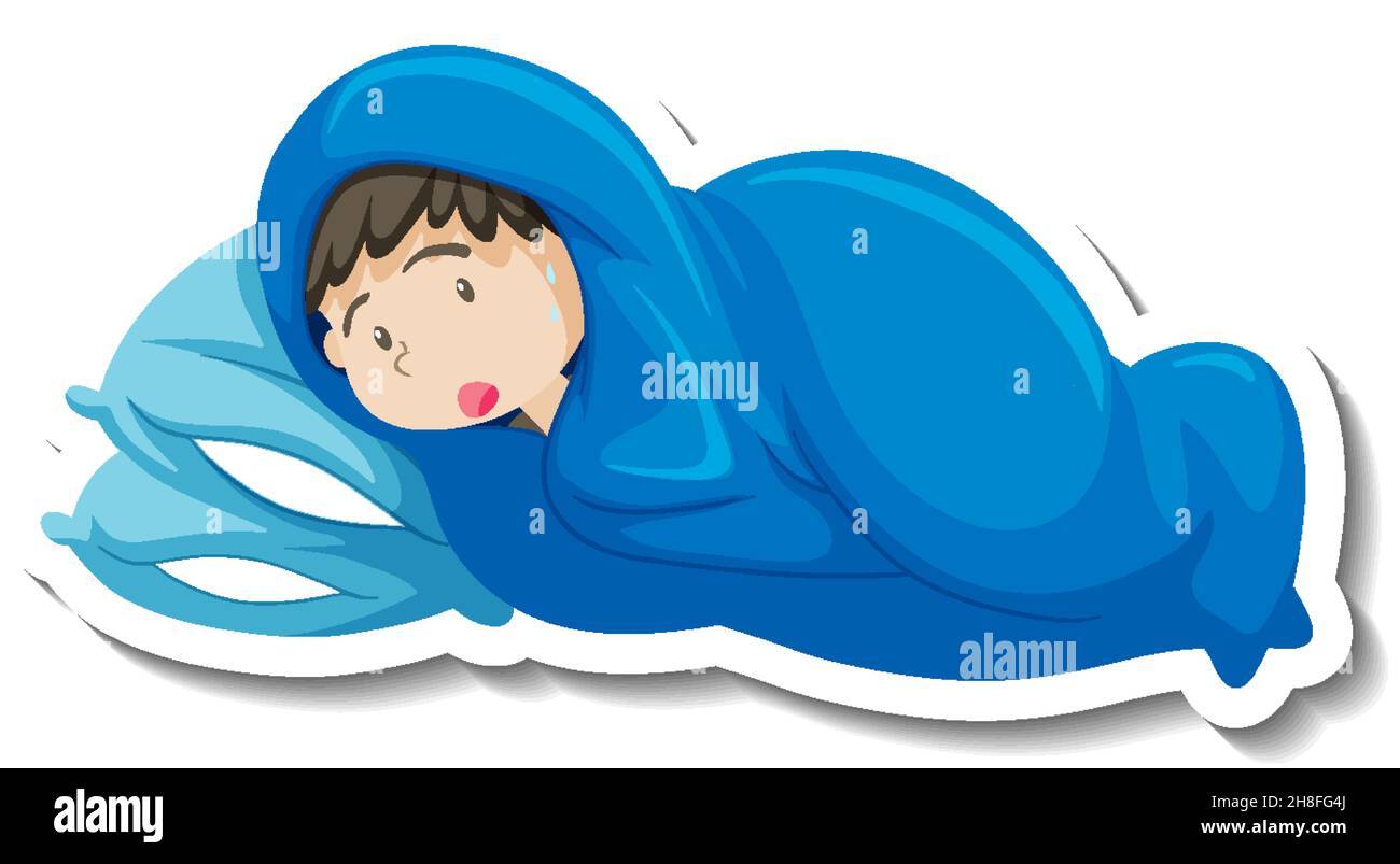 Child shivering Stock Vector Images Alamy