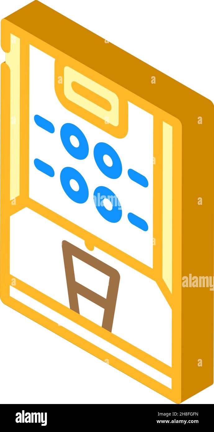 vending coffee machine isometric icon vector illustration Stock Vector ...