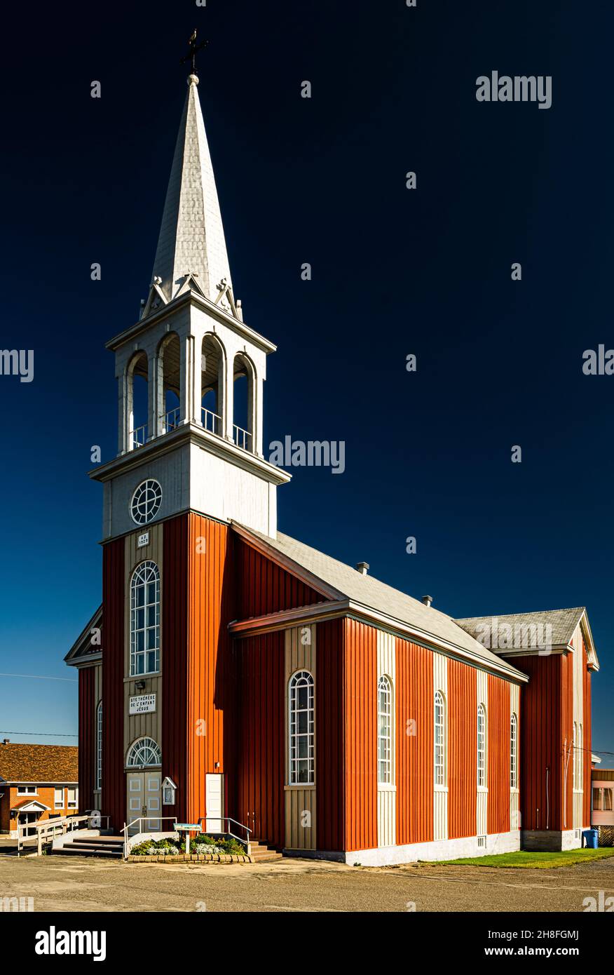 Church Presbytery SainteThérèsedeGaspé, Quebec, CA Stock Photo Alamy