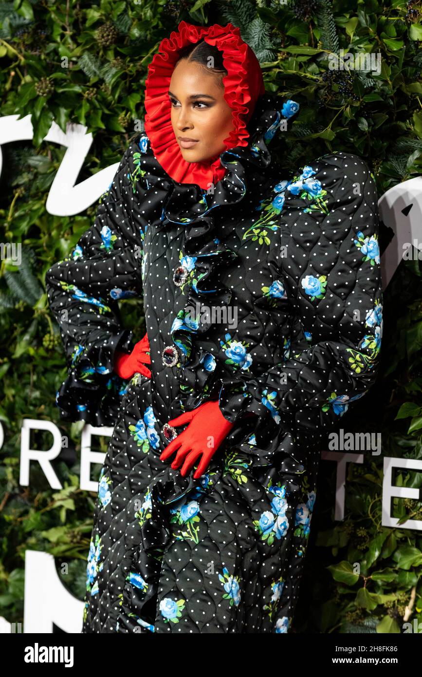 Cindy Bruna attends The Fashion Awards 2021 at Royal Albert Hall. London, UK. 29/11/2021 Stock Photo