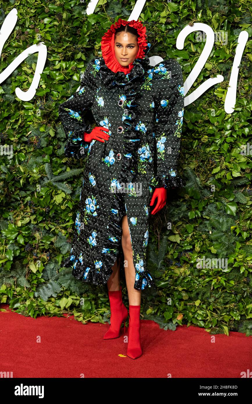 Cindy Bruna attends The Fashion Awards 2021 at Royal Albert Hall. London, UK. 29/11/2021 Stock Photo