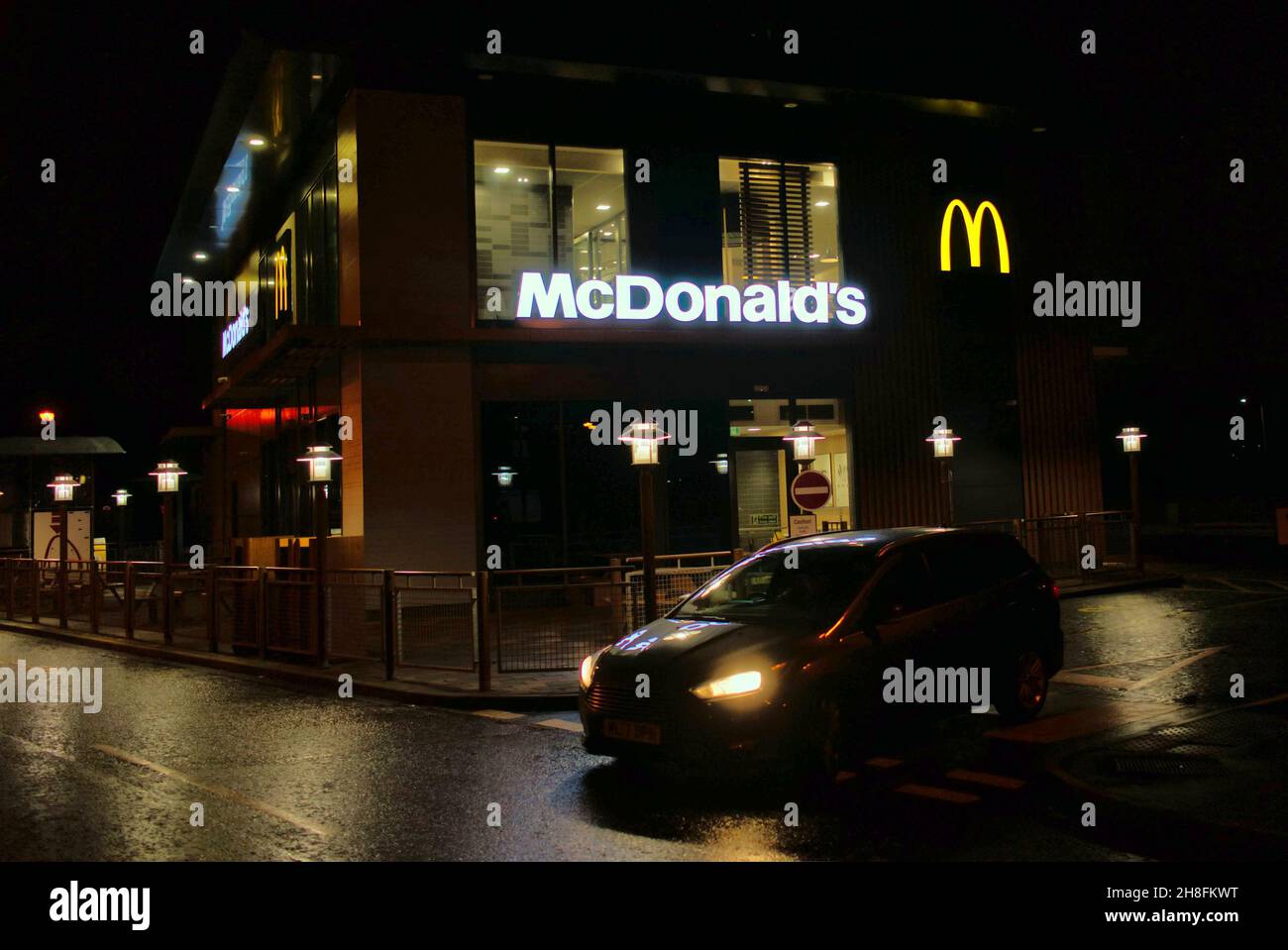 late night McDonalds drive thru great western retail park Glasgow