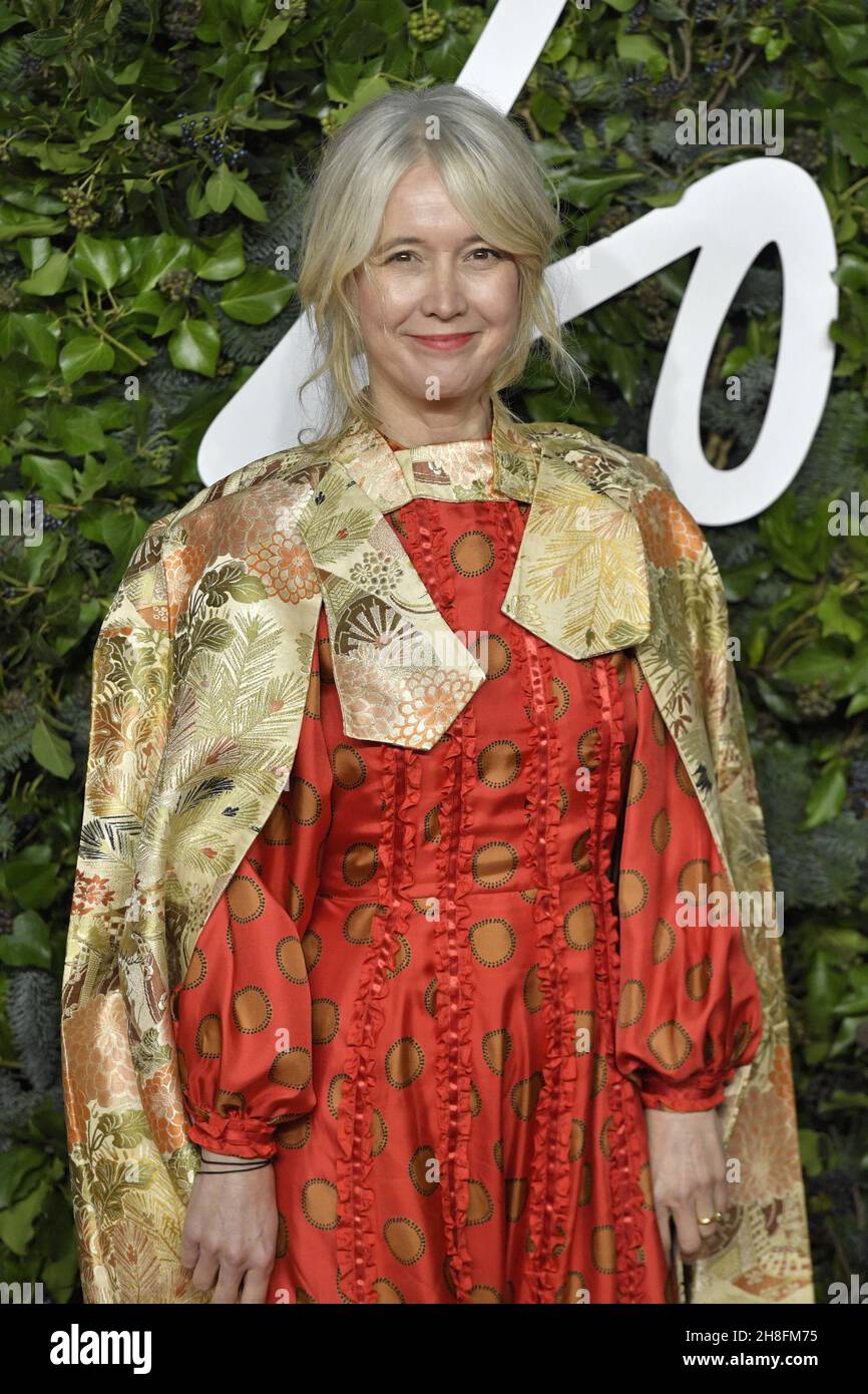 Justine Simons attending The Fashion Awards 2021 at the Royal Albert Hall in London, England on November 29, 2021. Photo by Aurore Marechal/ABACAPRESS.COM Stock Photo