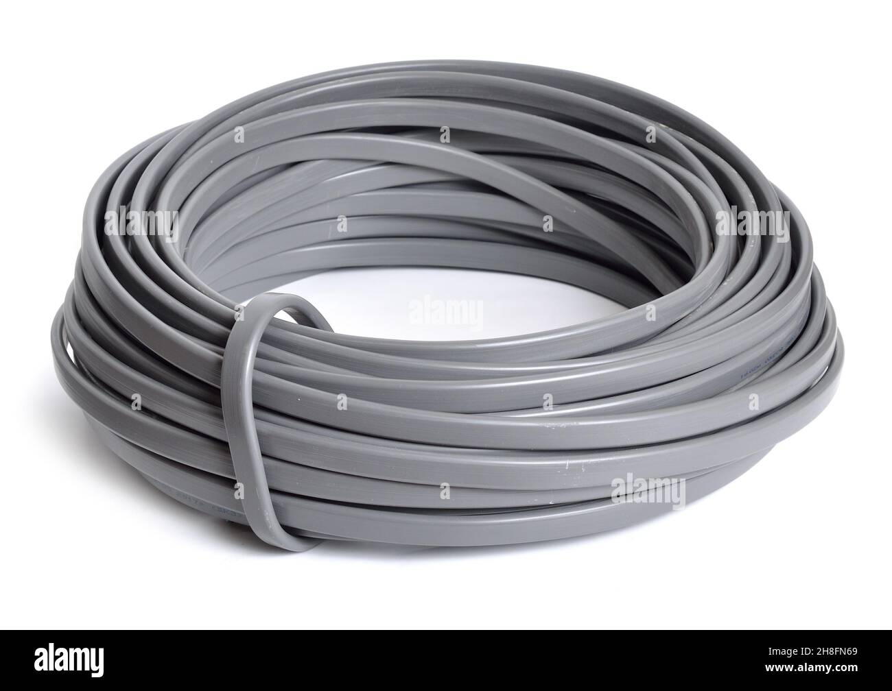 Electrical wire isolated on white background Stock Photo - Alamy