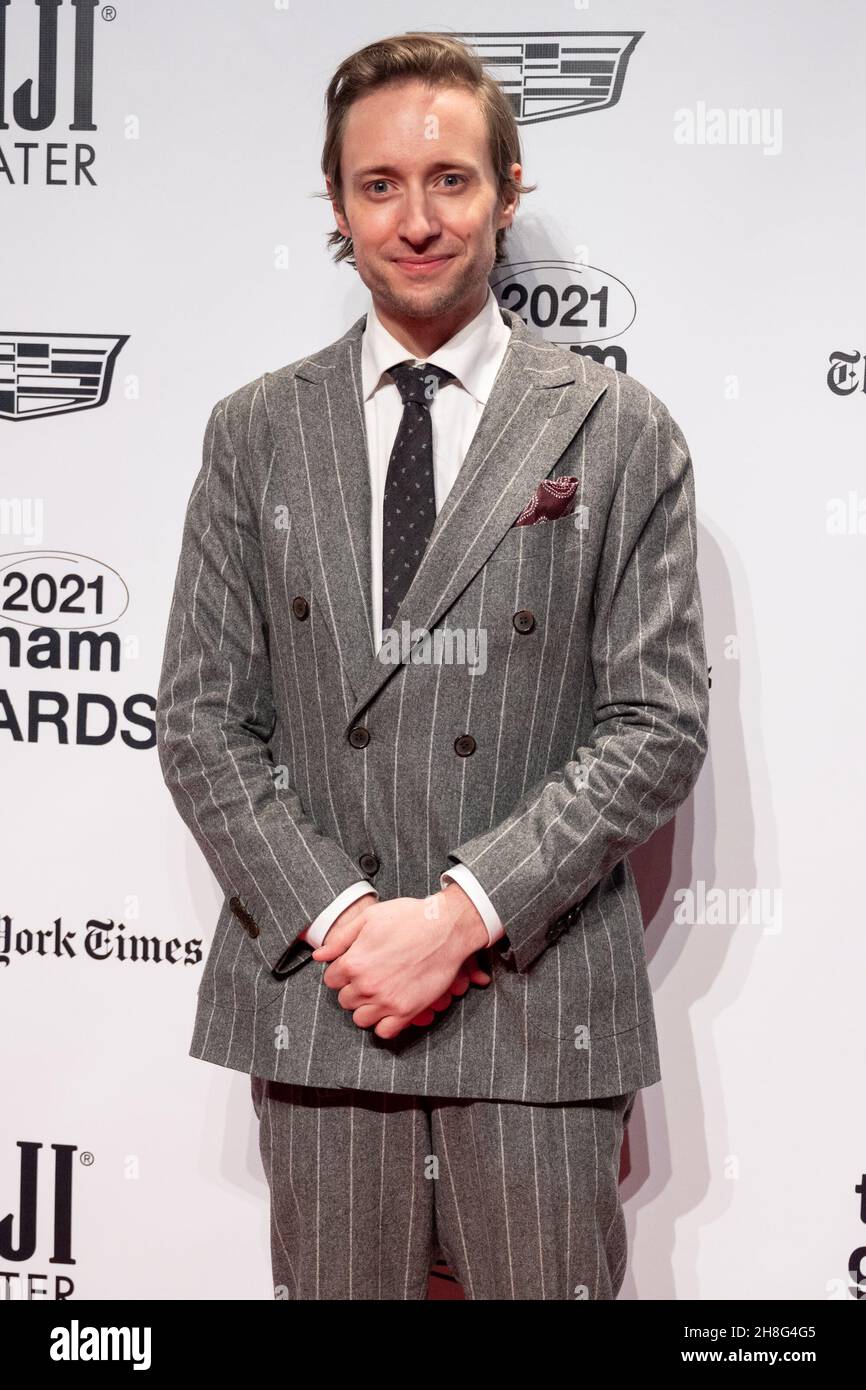 David Rydberg David Rysdahl attends the 2021 Gotham Awards at Cipriani Wall Street in ...