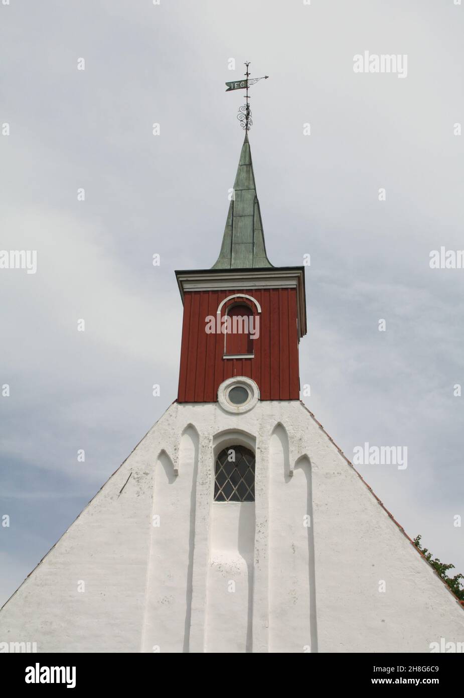 Gedesby kirke on the island Falster. Denmark Stock Photo