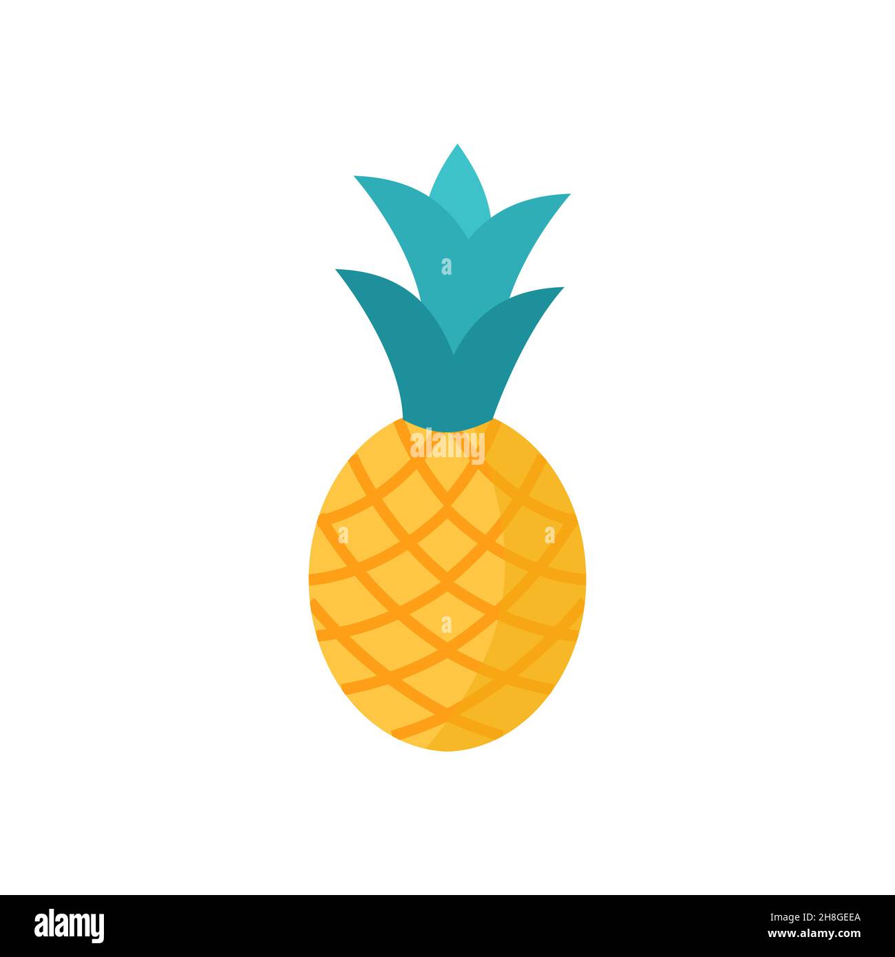 Pineapple icon vector illustration cartoon style. EPS 10 Stock Vector ...