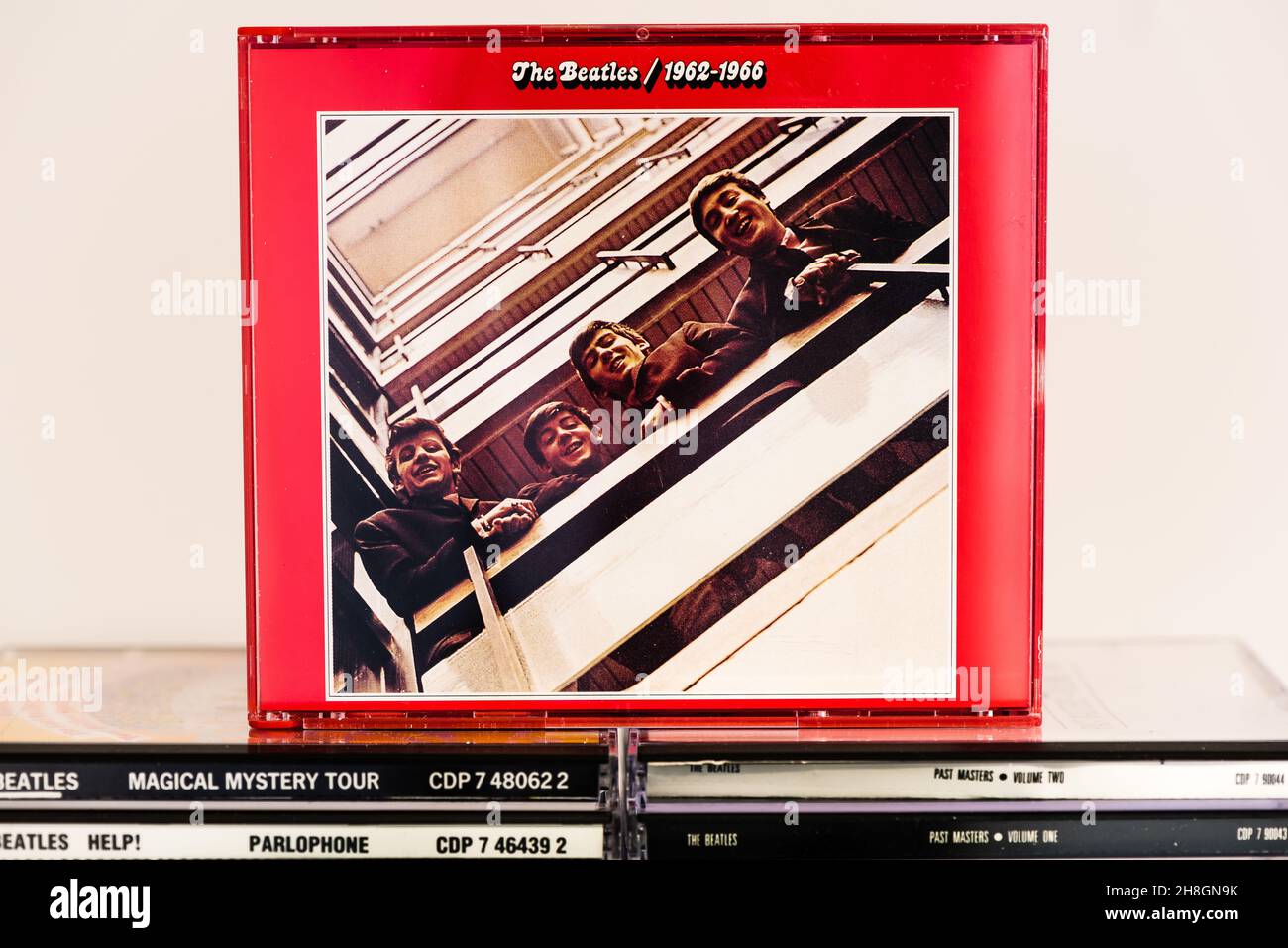 EMI CD  Disc - The Beatles / 1962-1966. Stock Photo