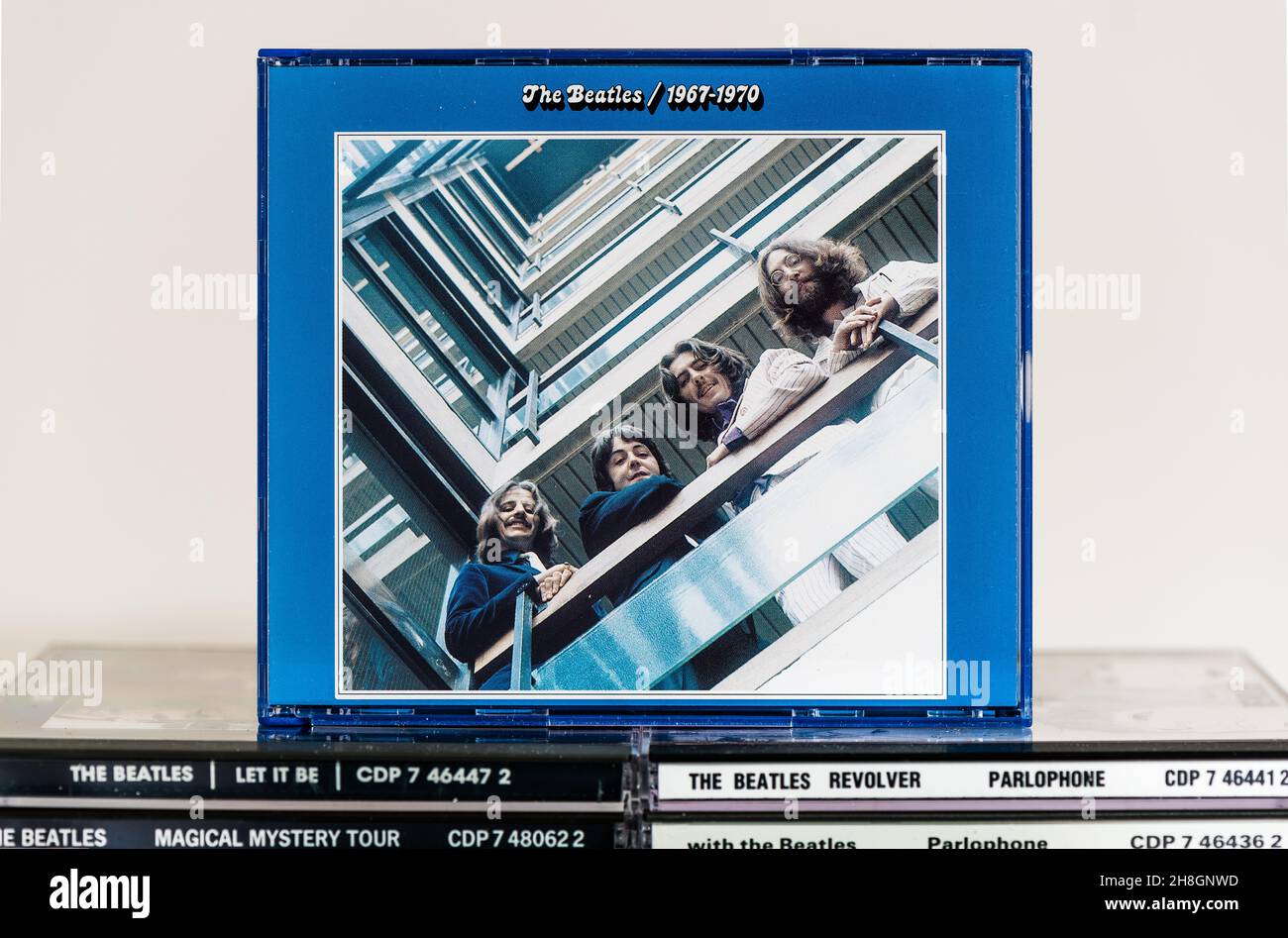 EMI CD  Disc - The Beatles / 1967-1970. Stock Photo