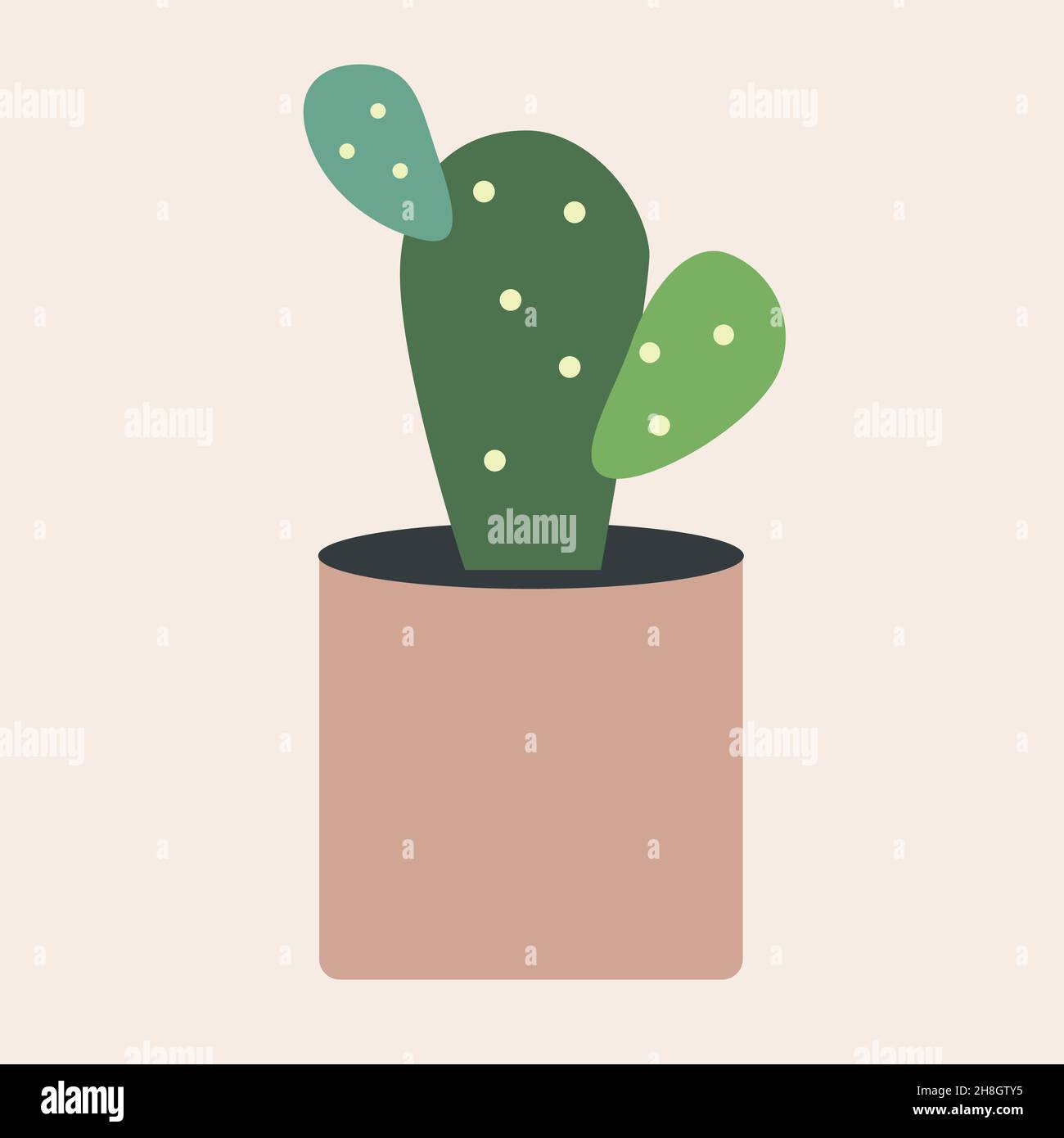Growing cactus hobby Stock Vector Images - Alamy