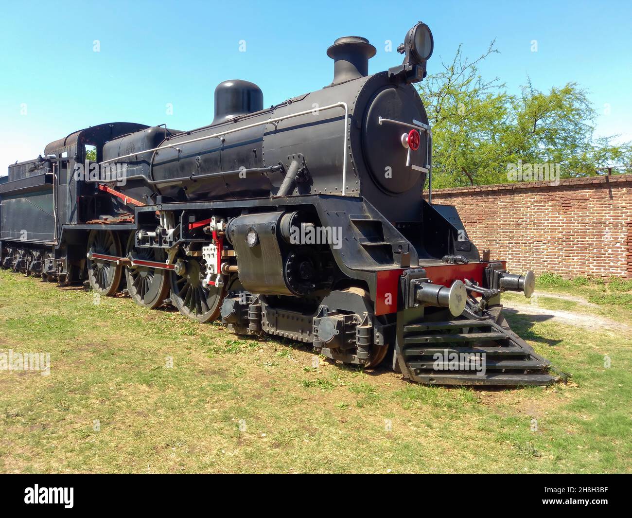 Remedios Escalada Argentina Novembro 2021 Grande Locomotiva Vapor Classe  12H — Fotografia de Stock Editorial © Wirestock #533527462