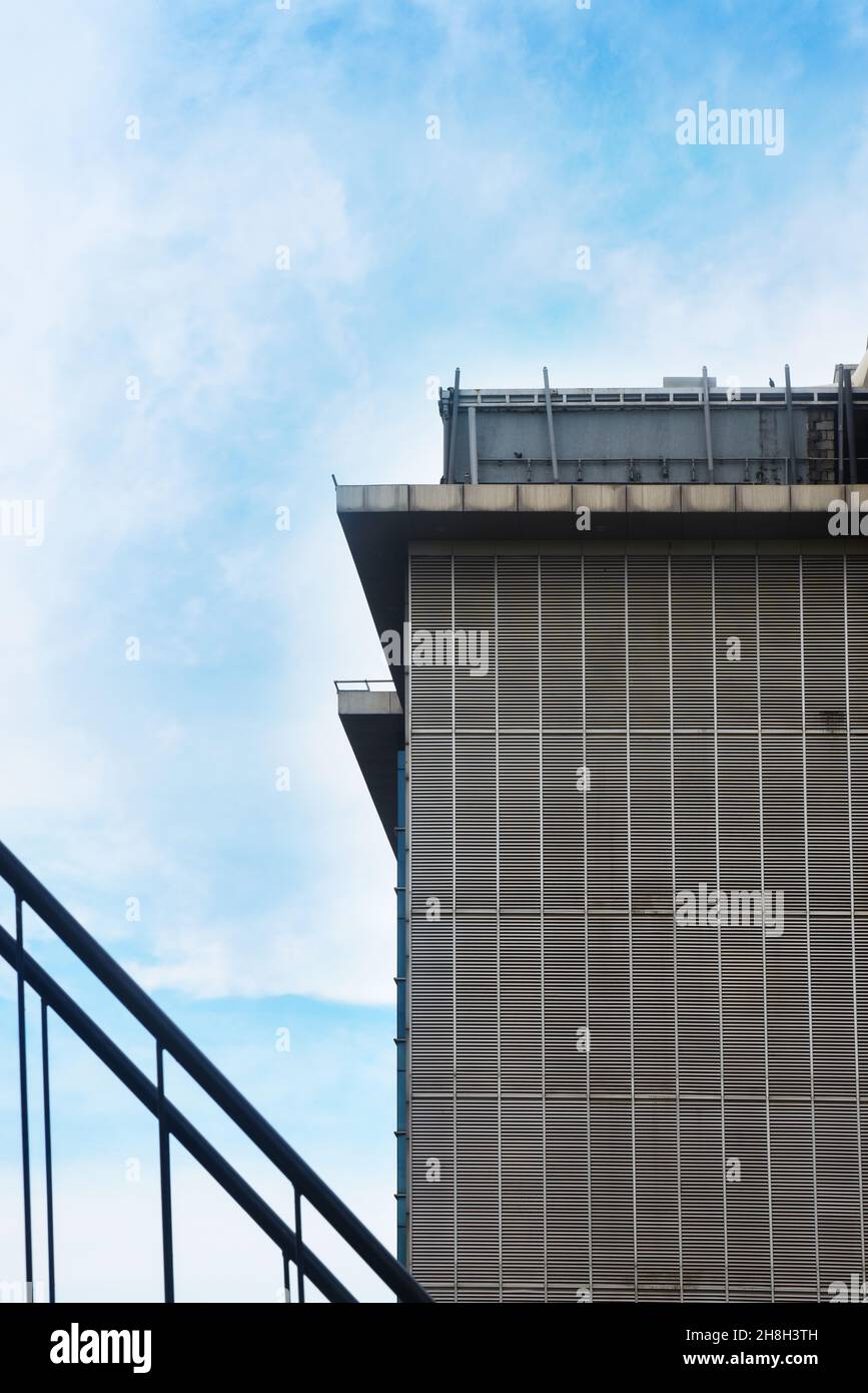 modern office building with tree and sky background Stock Photo - Alamy