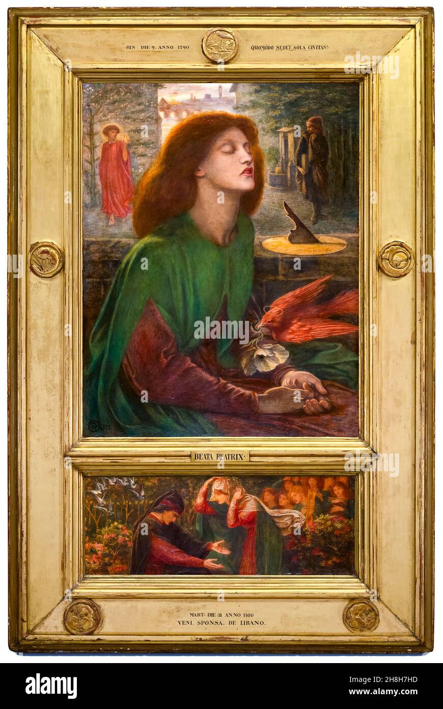 Dante Gabriel Rossetti, Beata Beatrix, painting, 1871-1872 Stock Photo