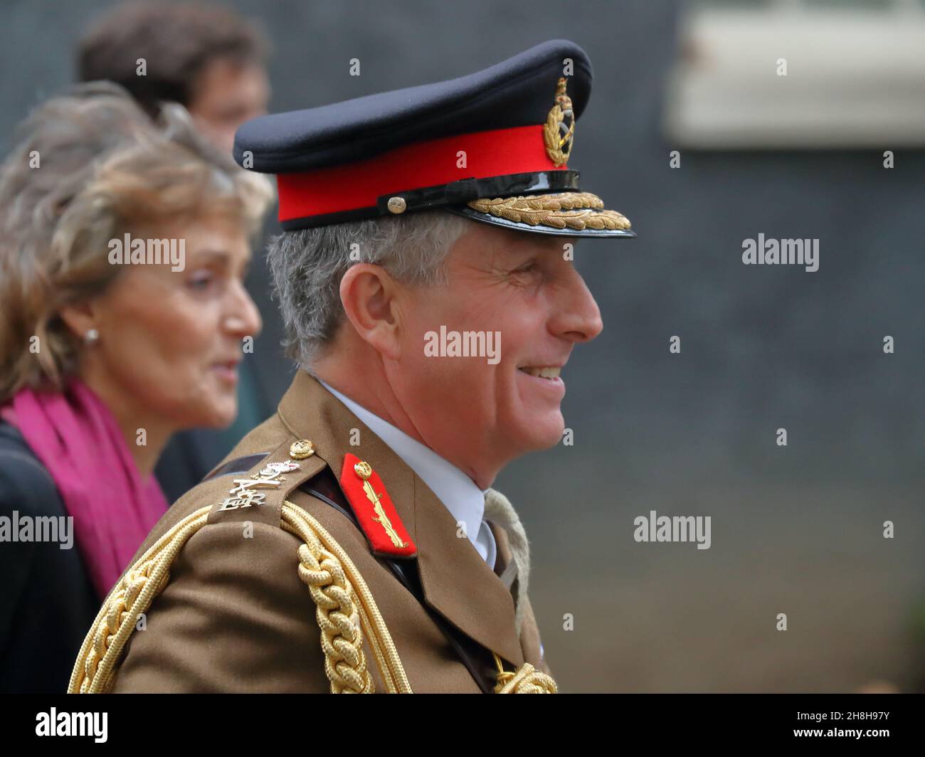 London, UK. 30th Nov, 2021. The outgoing British Chief of Defence Staff ...
