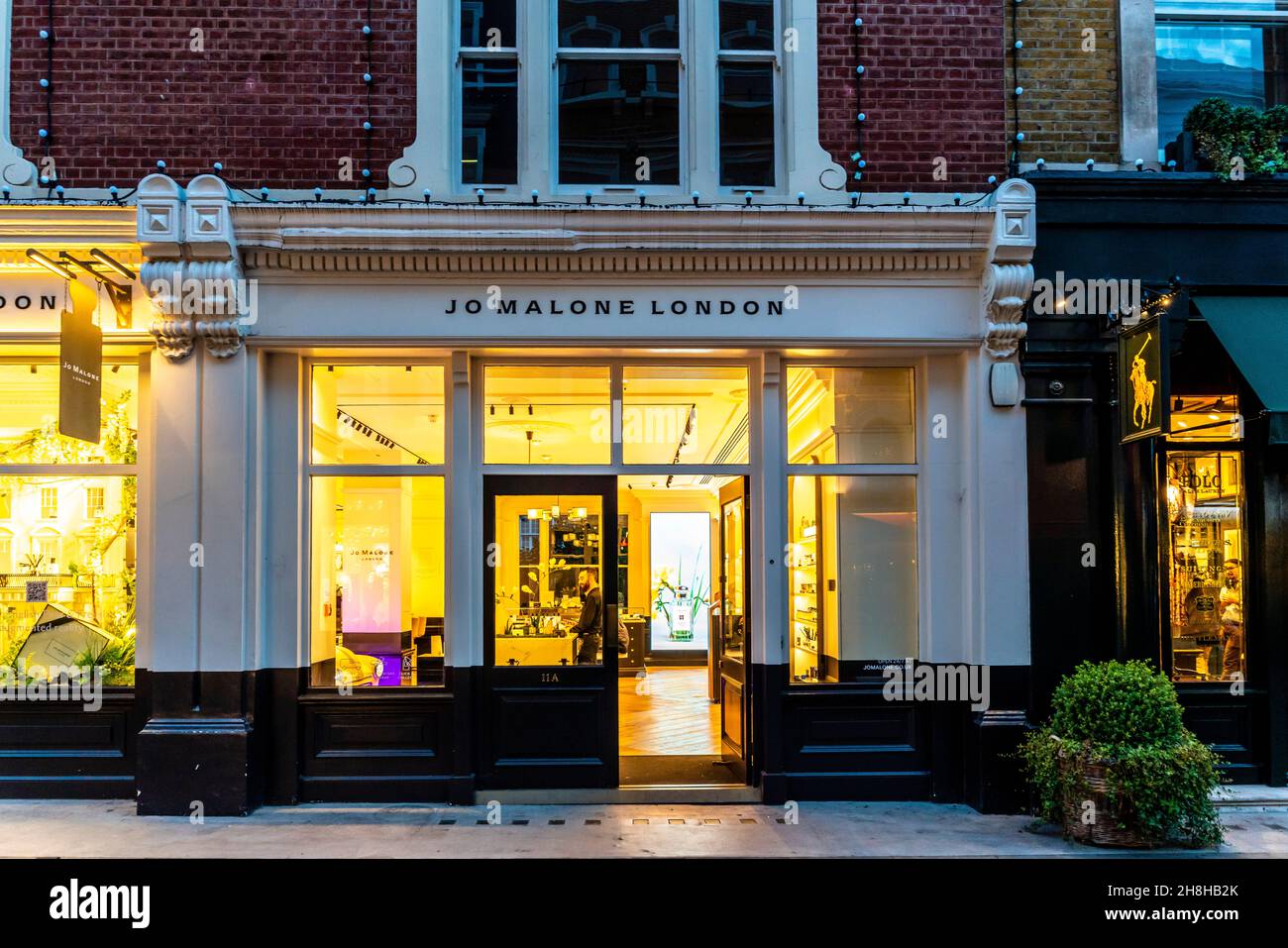Jo Malone London Perfume/Fragrance Shop, King Street, Covent Garden, London, UK. Stock Photo