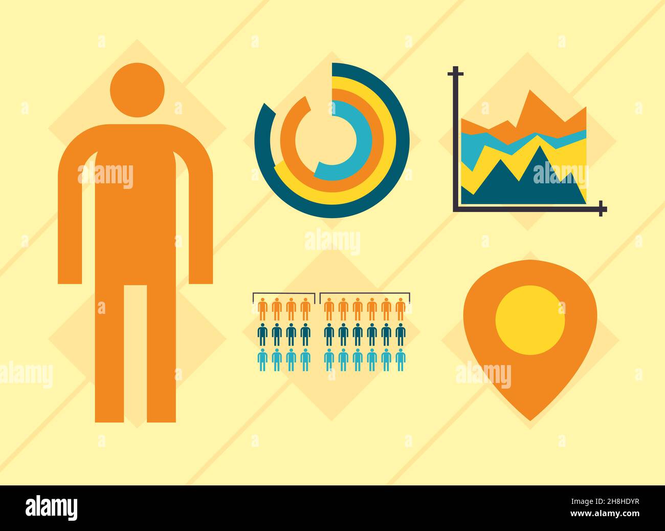 set of five infographic items Stock Vector Image & Art Alamy