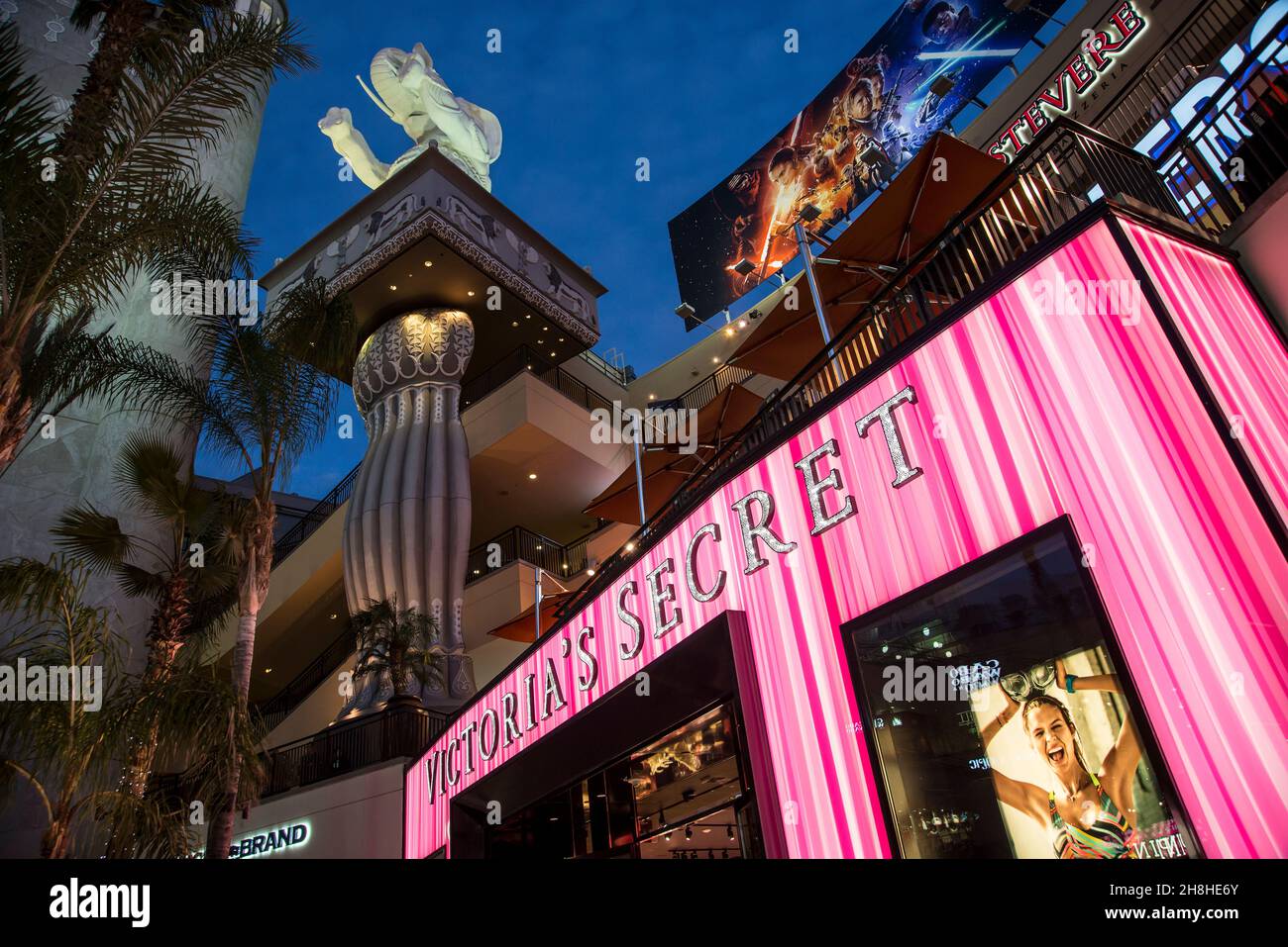 Victoria secret store at Hollywood highland center Stock Photo