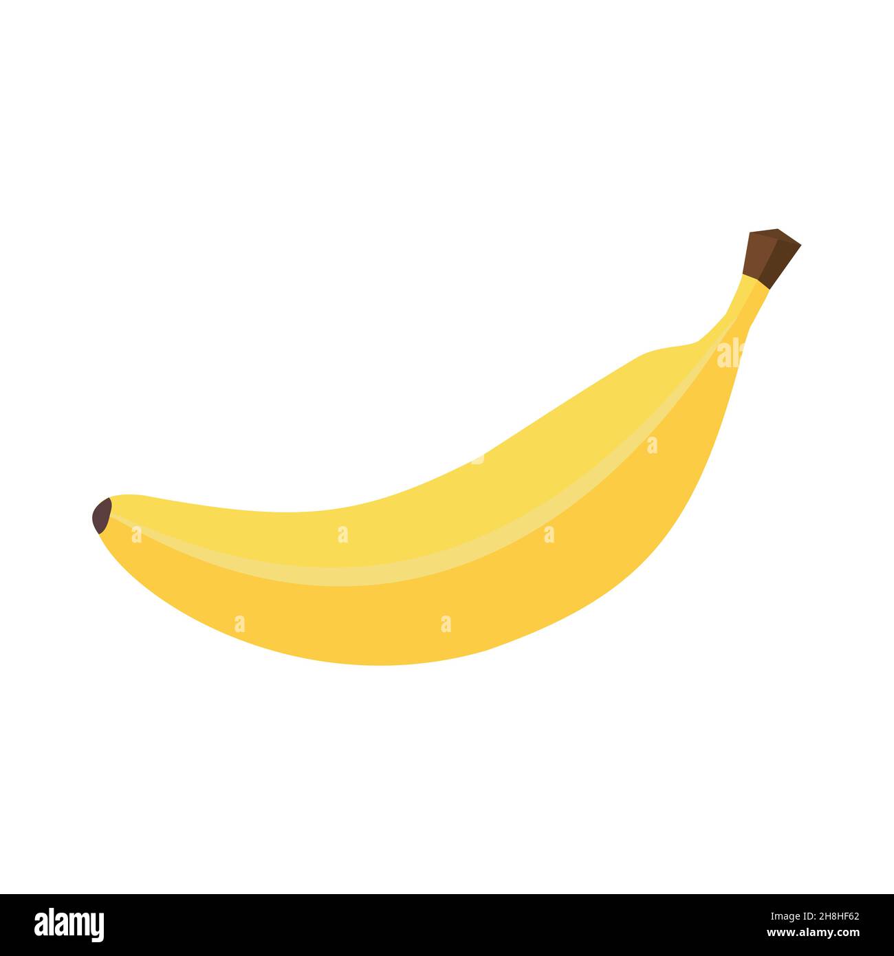 banana vector icon, isolated flat banana icon EPS Stock Vector Image ...