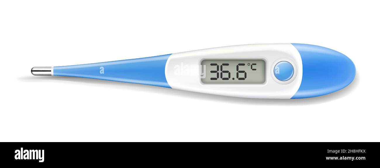 Medical thermometers for determining the temperature of the human body. Mercury and electronic