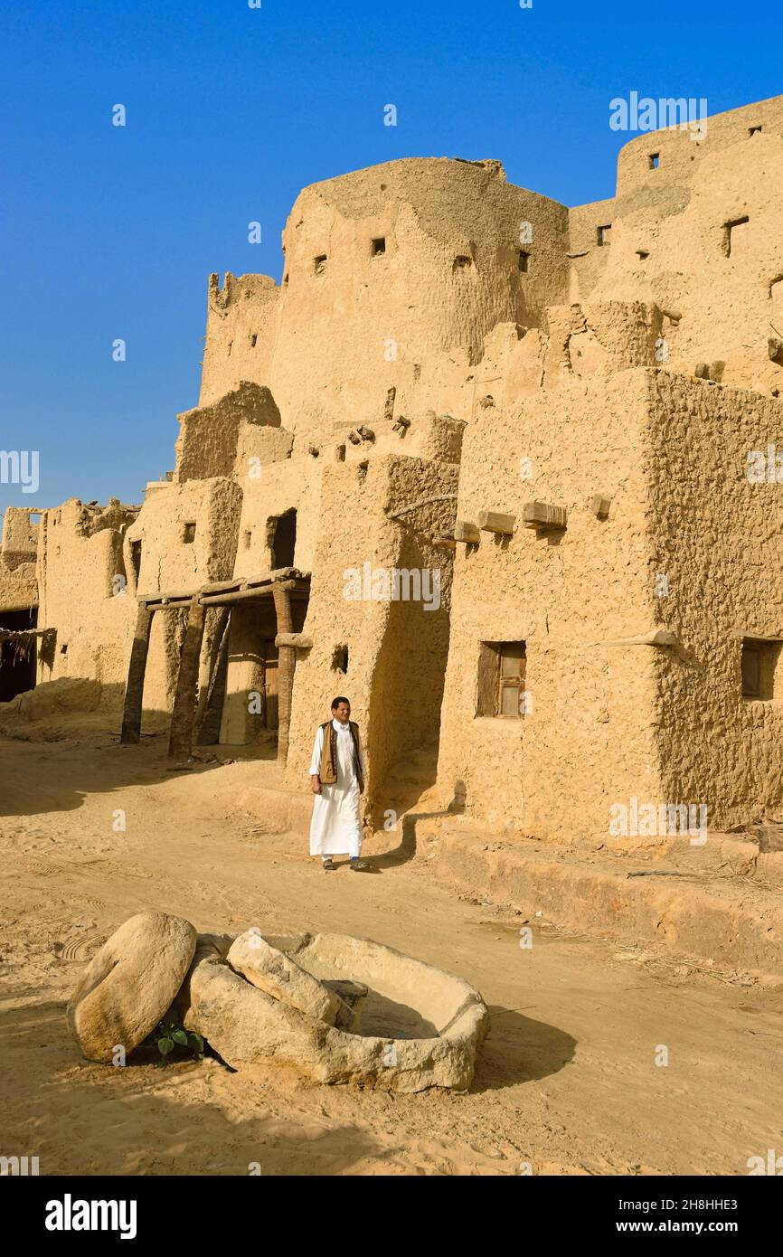 Egypt, Libyan desert, governorate of Marsa Matruh, Siwa oasis, the former capital-forteress of Shali Stock Photo