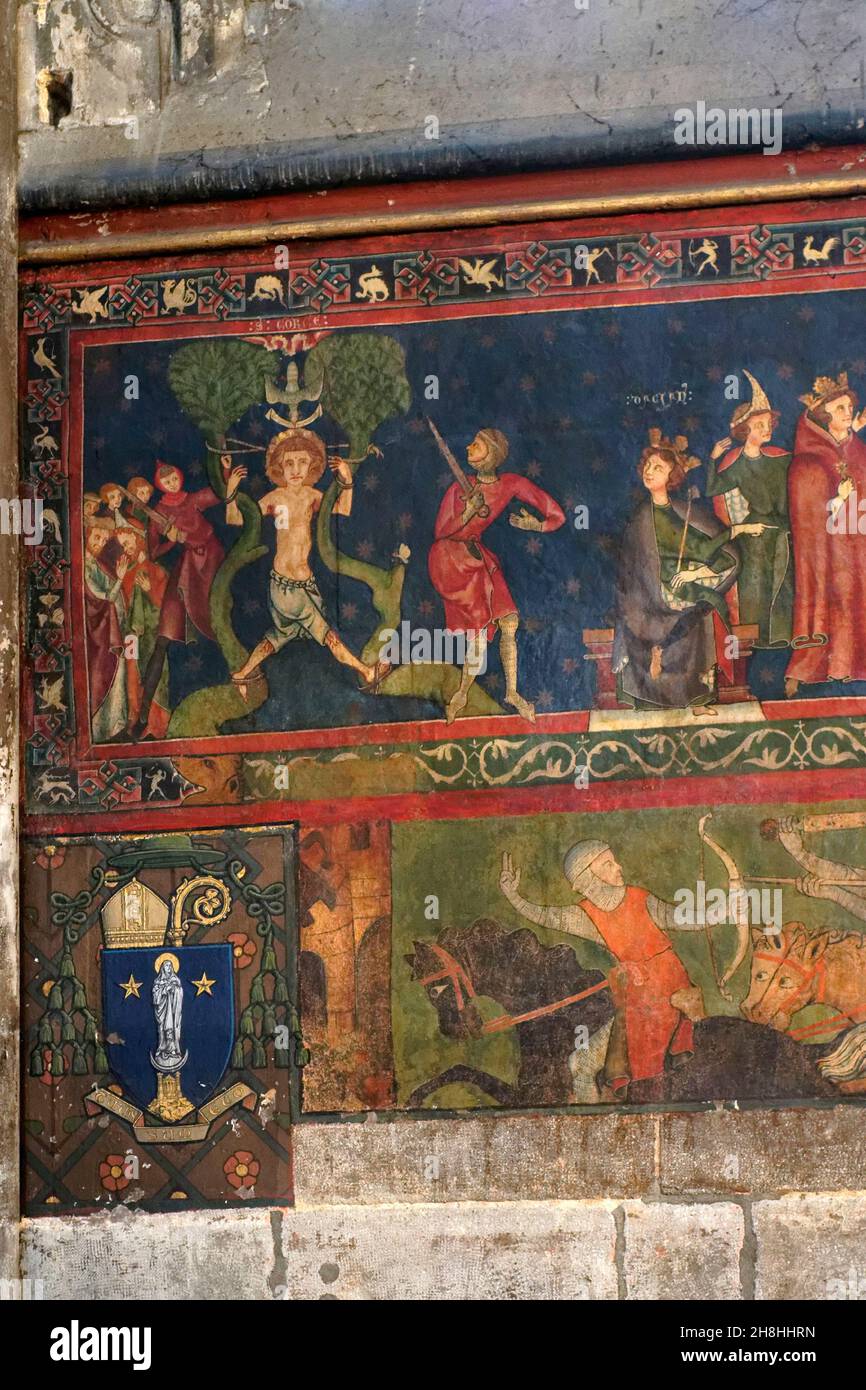 France, Puy de Dome, Clermont Ferrand, 13th century NotreDame de l