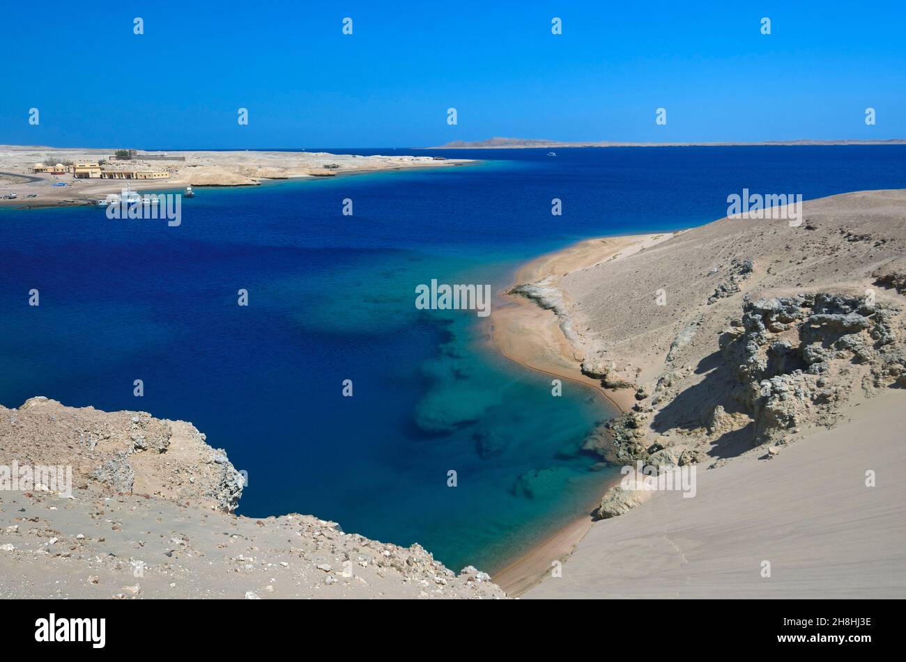 Egypt, Sinaï, Sharm el-Sheikh, Ras Mohammed national park, Marsa Bareika Stock Photo