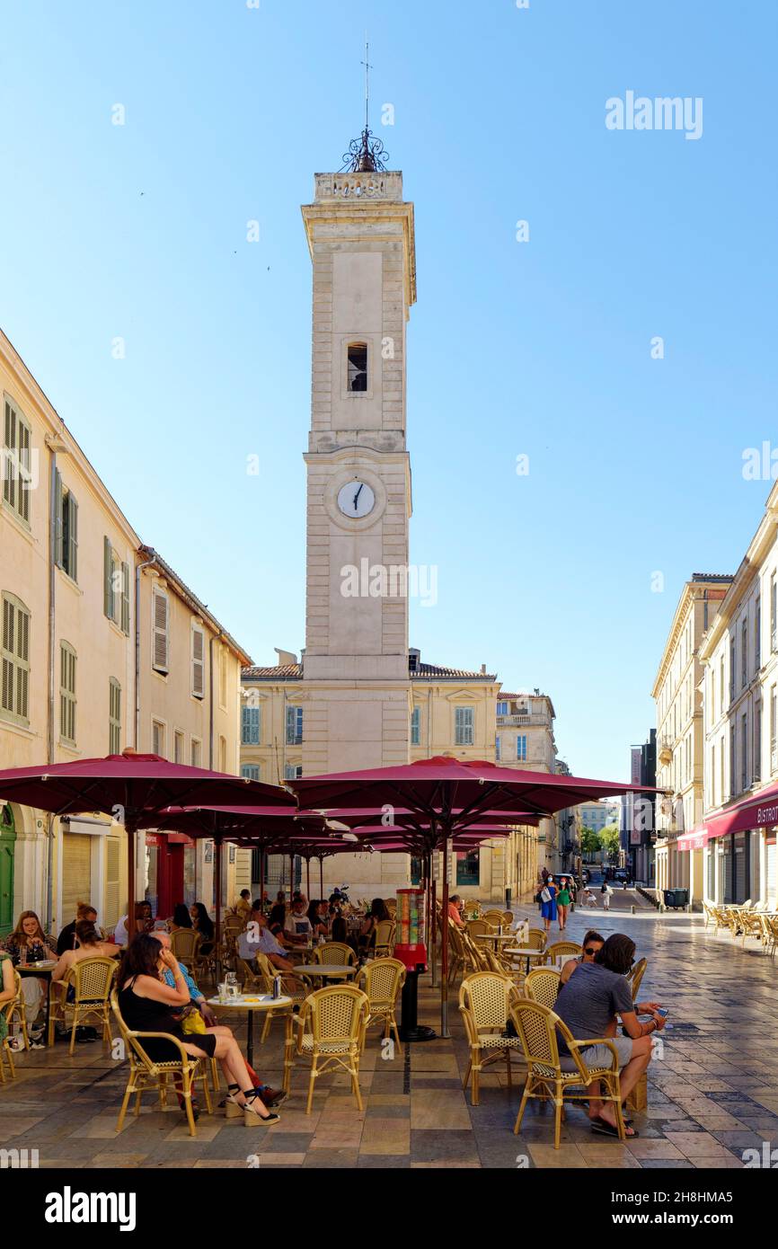 France Gard Nimes Place De L Horloge Clock s Square Clocktower france-gard-nimes-place-de-l-horloge-clock-s-square-clocktower