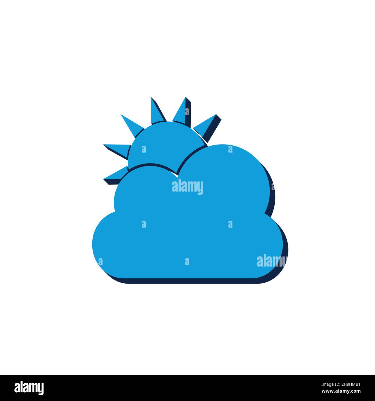 Isometric modern cloud technology and networking concept. Web cloud technology business. Internet data services vector illustration Stock Vector