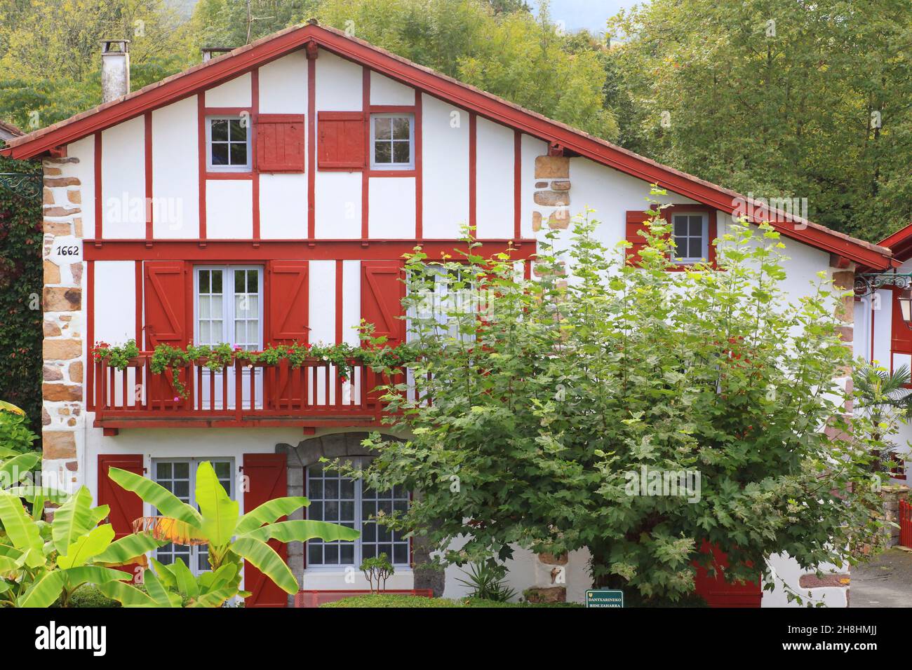 France, Pyrenees Atlantiques, Basque Country, Ainhoa (labeled The most ...