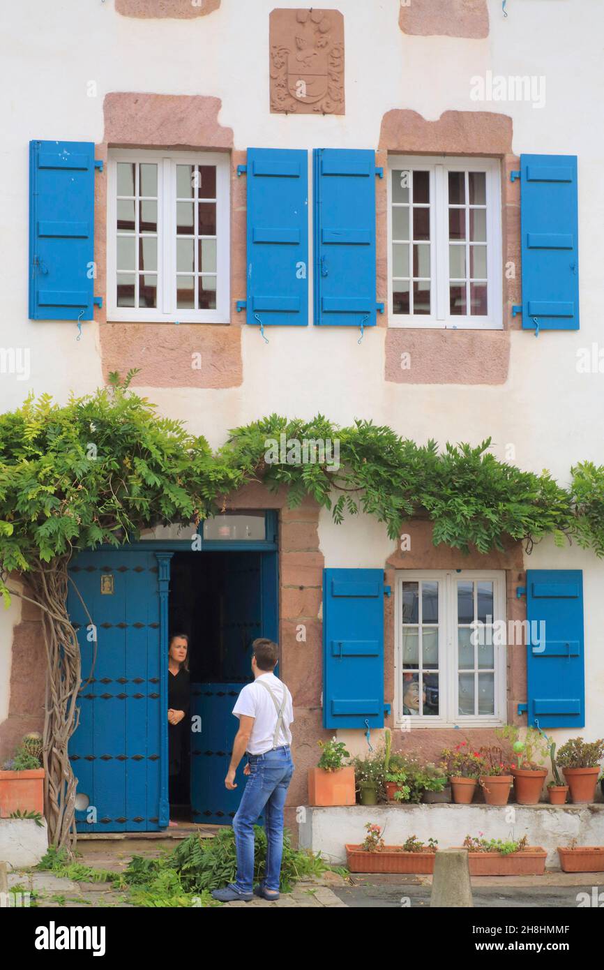 France, Pyrenees Atlantiques, Basque Country, Ainhoa (labeled The most ...