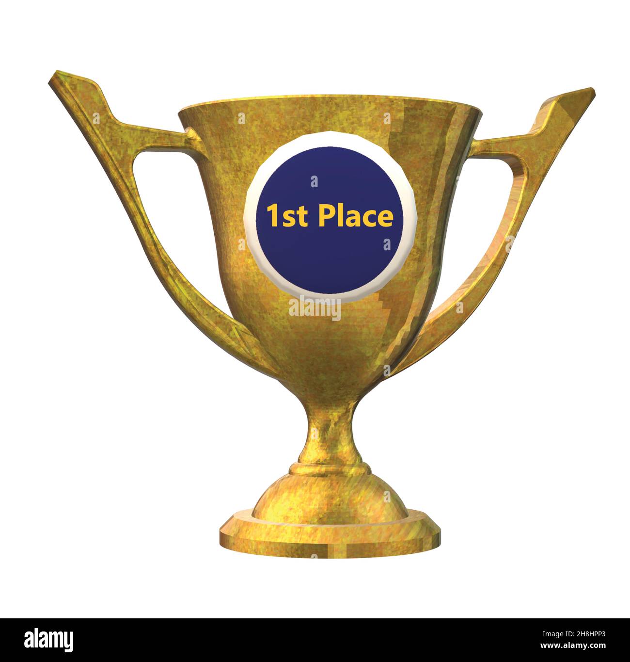 1st First Place Gold Cup Trophy Stock Vector Image & Art - Alamy