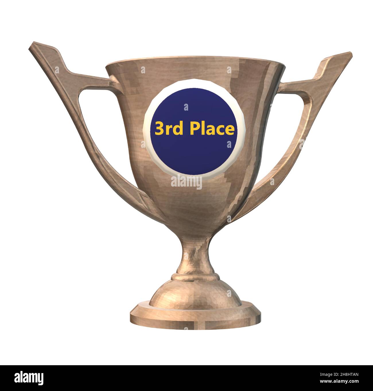 3rd Third Place Bronze Cup Trophy Stock Vector Image & Art - Alamy