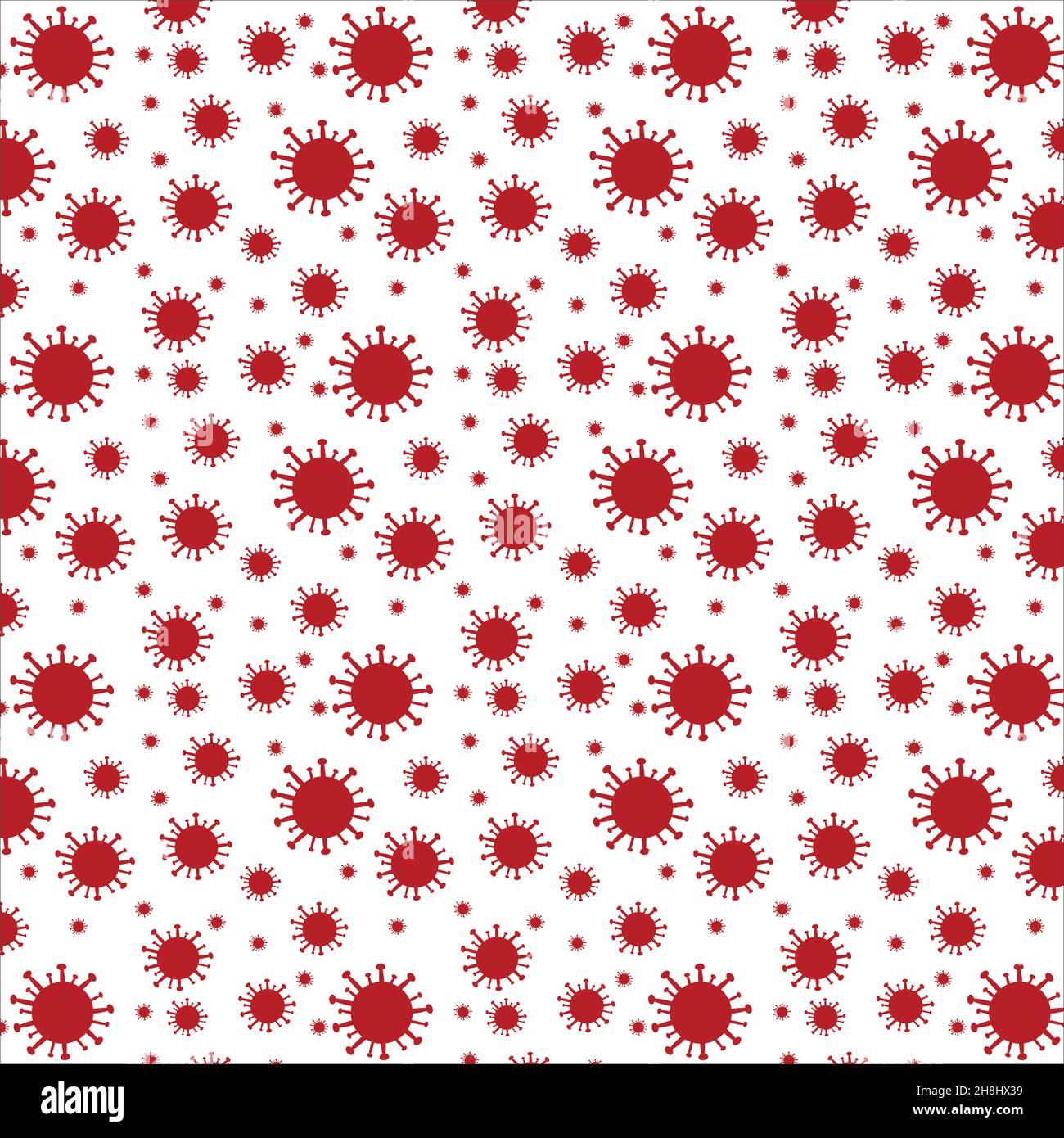 Infinite, seamless vector pattern of covid19 coronavirus or omicron ...