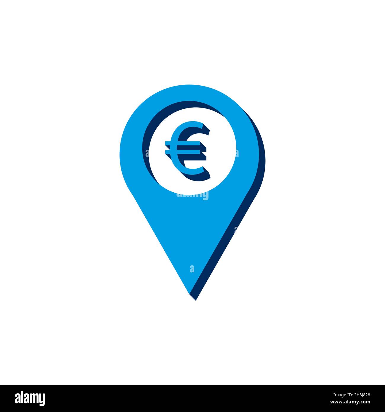 isometric. 3d sign isolated on white background Stock Vector Image ...