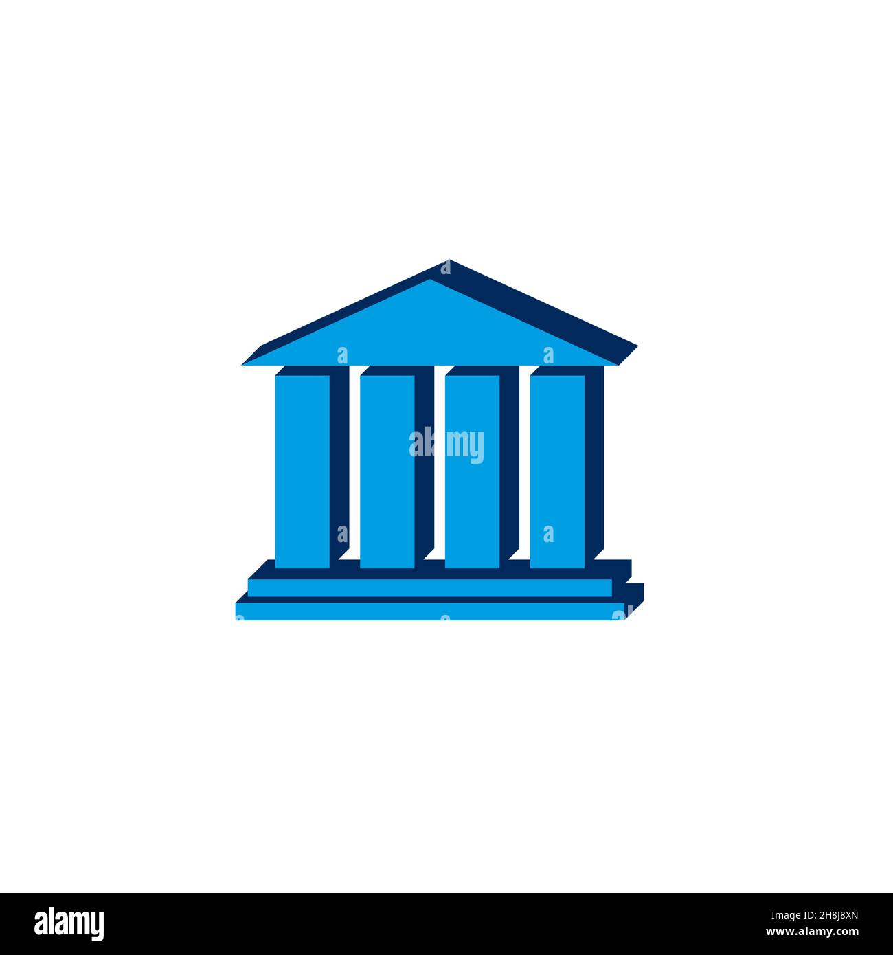 isometric. 3d sign isolated on white background Stock Vector Image ...