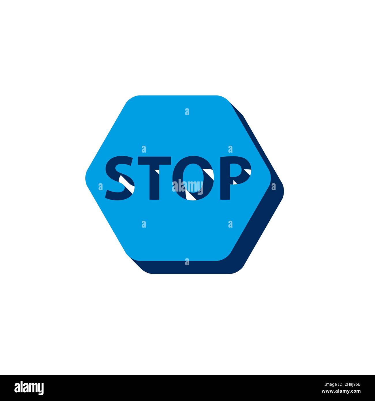 isometric. 3d sign isolated on white background Stock Vector Image ...