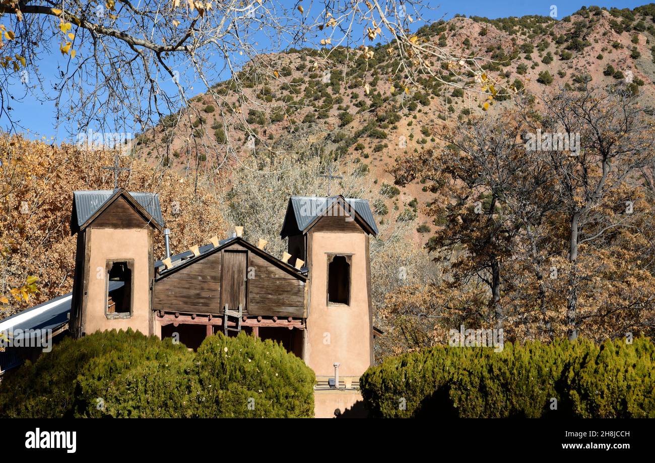 The historic Santuario de Chimayo in New Mexico is a contemporary pilgrimage site where the