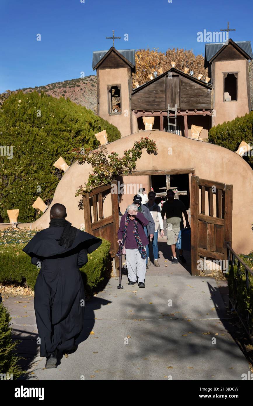 The historic Santuario de Chimayo in New Mexico is a contemporary pilgrimage site where the